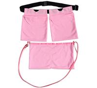 Quick Dry Mastectomy Drain Holder Pouch with Shower Bag, Tummy Tuck Post Surgery Drainage Supplies for JP Drains Management, Breast Reconstruction/Explant Surgical Bulb Storage,Pink