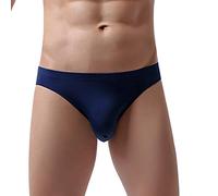 Quick Dry Mens Briefs Mens Everyday Briefs Breathable Triangles Underpants Soft Microfibre Underpants No Front Silky Touch Trunks Slips Covered Waistband Underwear Antibacterial Panties