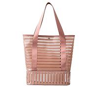 Quick Dry Portable Tote Bag, Beach Bag Waterproof Sports Shoes Storage Transparent Pvc Swimsuit Big Camping Swimming Pool Travel Handbag For The Gym Woman(Pink)