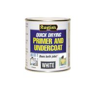 Quick Dry Primer & Undercoat White 1 Litre Rustins White 1L