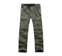 Quick Dry Stretch Trousers Mens - Hiking Trousers Mens Loose Fit Breathable Outdoor Pants Lightweight Walking Hiking Trousers Fashion Zip Off Leg Pants Camping Casual Pants Cargo Pants