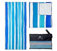 Quick Dry Towel Extra Large 78x35 Inch - Microfiber Beach Towel - Perfect for Beach, Travel, Swimming, Pool, Yoga, Hiking, Camping - Lightweight, Fast Drying, Compact for Adults (Maldives)