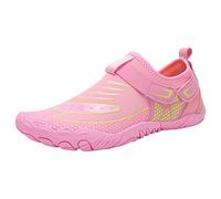 Quick Dry Water Shoes Mens, Wide Fitting Mens Water Shoes, Zero Drop Sneakers Lightweight Outdoor Hiking Swimming and Diving Sneakers Wtaer Tracing Trainers Slip On Sneakers with Anti Slip Soles Pink