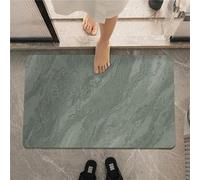 Quick Drying Diatomite Stone Bath Mat Absorbent Instant Dry Green Bathroom Mat Marble Black Diatomaceous Earth Bathtub Floor Mat