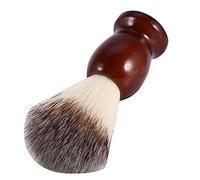 Quick-drying Nylon Hair Wooden Handle Shaving Brush, Rich Lather Barber Salon Tool For Professional Facial Cleaning