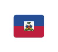 Quick Drying Stone Dish Mat Heat Resistant 39.8 x 30 cm | Non Slip Rubber Base, Quick Dry Surface, Rollable for Easy Storage for Kitchen Countertop, Haiti Flag Haitian National