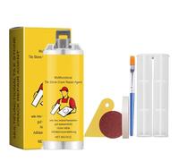 Quick-Drying Tile Repair Glue, Multifunctional Tile Stone Crack Repair Kit, Tile Crack Repair Kit, Ceramic & Porcelain Chip & Hole Repair Paste for Tubs and Floors, Complete DIY Kit (1Set)
