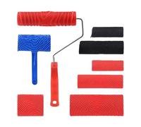 Quick Drying Wall Coating Roller Set Realistic Timbers Texture Design Safe for Children Room Easy Cleaning Surfaces Residential & Commercial Painting Tool
