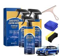 Quick Effect Coating Agent, 120ml Car Coating Spray, Rayhong Spray Coating Agent, 3 in 1 High Protection Cars Coat-ing Sp-ray, Multi-Functional Coat-ing Renewal A-gent for Cars, Motorcycles (3 Pcs)