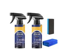 Quick Effect Coating Agent, 3 in 1 High Protection Quick Car Coating Sprays, Multi-Functional Coating Renewal Agent for Cars, Motorcycles, Polish Spray Waterless Wash Wax (2)