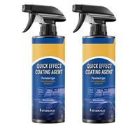 Quick Effect Coating Agent, Advanced Car Coating Spray for Shine and Protection, 120ml Car Ceramic Coating-Spray, Multi-Functional Car-Polish Renewal Agent 2pcs