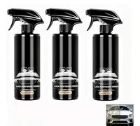 Quick Effect Coating Agent Car Spray, Multi-Surface Automotive Coating Polish, Long Lasting Gloss Shield Against UV Bird Droppings & Light Scuffs, Universal Car Bike Paint Maintenance Liquid (3PCS)