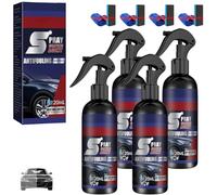 Quick Effect Coating Agent for Car, Multi-Functional Car Coating Spray for Shine & Protection for Daily Care & DIY Auto Detailing (4PCS)