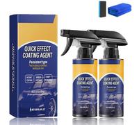 Quick Effect Coating Agent for Cars, Advanced Quick-Acting Coating Spray, Multi-Functional Coating Renewal Agent for Cars, Motorcycles, Long-lasting effect, Hydrophobic High Gloss (2)