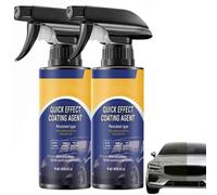 Quick Effect Coating Agent, Multi-functional Coating Renewal Agent, Advanced Ceramic Sprays Coatings, Car Coating Spray, Long-Lasting High Protection Quick Effect Waterless Wash, Restore Shine (2PC)
