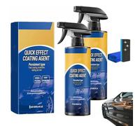 Quick Effect Coating Agent Spray, 2pcs Advanced Quik Effect Coding Agent for Car, Multi-Functional Coating Renewal Agent Spray, 4 Oz/120 Ml, Perfect Shine and Protection for Trucks, Motorcycles (2pcs)