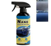 Quick Effect Coating Agent Spray for Cars, 3 in 1 High Protection Ceramic Spray Wax, Advanced Car Quick-Acting Nano Coating agent, Scratch Wax Polish & Waterless Wash Hydrophobic Layer (1pcs)