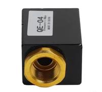 Quick Exhaust Valve G1/2 Pneumatic Control Switch Aluminium Alloy QE-04 for Industrial Air Systems, Compact and Easy Install, Black