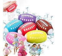 Quick Fill Water Balloons, 6X Water Balloons Fast Refillable for Kids, Team Activities Absorbent Sponge Balls, Summer Entertainment for Boys Teens Girls Adults Carnival Fun