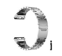 Quick Fit 22 26mm Titanium Strap For Garmin Fenix 8 47 51mm 7 7X 6 6X Pro 5 5X Plus Tactix7 Enduro 3 Stainless Steel Bracelet(Silver,26MM TACTIX 8 51MM_-TITANIUM)