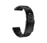 Quick Fit 26mm 22mm Titanium Watch Strap For Garmin Fenix E 8 7 7X Pro 6 6X 5 5X Plus/Epix Pro/MARQ/TACTIX Metal Band Bracelet(Black 2,Quick Fit 22mm)