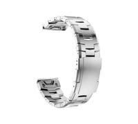 Quick Fit 26mm 22mm Titanium Watch Strap For Garmin Fenix E 8 7 7X Pro 6 6X 5 5X Plus/Epix Pro/MARQ/TACTIX Metal Band Bracelet(Silver 2,Quick Fit 26mm)