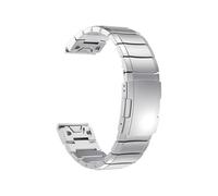 Quick Fit 26mm 22mm Titanium Watch Strap For Garmin Fenix E 8 7 7X Pro 6 6X 5 5X Plus/Epix Pro/MARQ/TACTIX Metal Band Bracelet(Silver 1,Quick Fit 26mm)