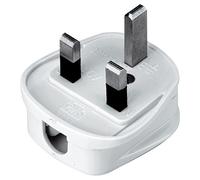 Quick Fit 3 Pin UK Plug, White