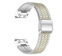 Quick Fit Stainless Steel Strap for Watch Fenix 6 7 Pro 5 Plus 5s 6s 7s No Gaps 26mm 22mm 3HR 945 Curved End Metal Band