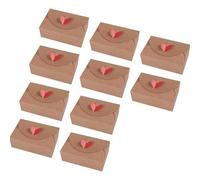 Quick Fold Heart Shape Clasp Gift Box Hassle Release Opening Gift Wrap Ideal for Event and Special Event Simple Shape Envelope Paper Fasteners Romance Presents Container