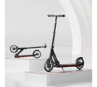 Quick Folding Children Scooter, Height Adjustable Foldable Scooters with Thickened Widened Pedal and Safety Double Brake, 94cm-104cm Height Adjustable for Teenagers and Adults Outdoor Use