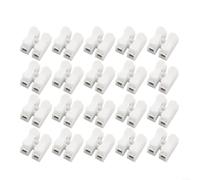 Quick for splice Terminals 20PCS For Lighting DIY Projects Quick | Tool-free press mechanism, 220V for 6a rating, secure branching, reusable design, installation