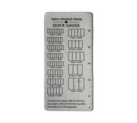 Quick for swatch Ruler for Knitting Projects No Count Quick for