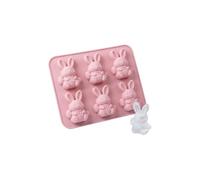 Quick Freeze Flexible Ice Cubes Maker Animal Design Rabbits Cattle for Beverages Cafes Use Dishwasher Safe Ice Tray