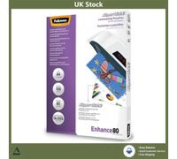 Quick Gloss A4 80 Micron Laminating Pouches - 100 Pack