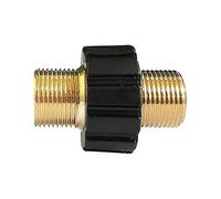 Quick hose connector, double male adapter M22 x 1.5 for Karcher HD and HDS high-pressure cleaners (14 mm diameter)