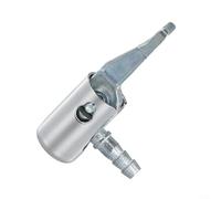 Quick inflatable nozzle adapter for bicycle pump with copper chuck and thumb lock, compatible with tire valves and supports 150PSI pressure (type C)