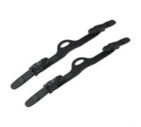 Quick Install Adjustable Rubber Strap for Scuba Diving and For Swimming Fins, Comfortable Fit for Various Foot Sizes (L)