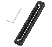 Quick Install Aluminum Alloy Camera Expansion Board Compatibility With Various Photography Gear And Tripods Black Multi Hole Camera Expansion Plate