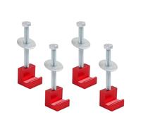 Quick Install Aluminum Tool Box Mounting Brackets Strong Truck Toolbox Mounting Set 4pcs for Secure Cargo Management Aluminum Toolbox