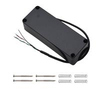 Quick-Install Bass Transducer ABS & Metal Composite for Ukulele/Guitar Secure Grip Lasting Compact Travel Design Easy Installation Bass Pickup