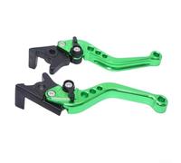 Quick Install Brake Clutch Lever Kit Left Right Handlebar | for forged aluminum, rust for proof finish, non-deformation, suitable for e- for bikes and for scooters, durable(Green)