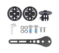 Quick Install Carbon Fiber Bike Mount Adjustable General Bike Device Holder Easy to Use to Locate Your General Cycling Device Clamp Light