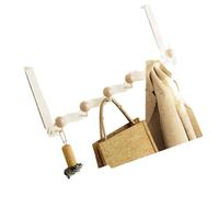 Quick Install Door Mounted Hook Hanger for Maximizing Closet Entryway Storage Small Space Home Storage Hook