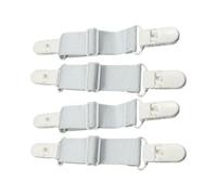 Quick Install Flexible Clip Fasteners Band with Elastic Cord for Adjustable Footwear Security on All Size 4 Pack Resistant Shoe Clip