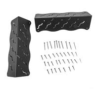 Quick Install Raised Garden Bed Brackets Perfect for Gardeners Looking for Stability and Ease of Use (2pcs)