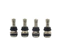 Quick Install Tubeless Valves Stem Heavy Duty Metal Construction Prevents Air Leakage For Stable Pressure 4pcs Quick Install Tire Valves Stem