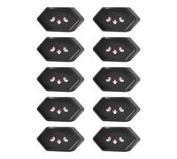 Quick Installation Baby Outlet Cover Multi Country Compatible Childproof Socket Guard 2-Hole 10Pcs Silicone Baby Socket Protectors Child Plug Cover