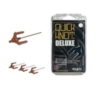 Quick Knot® Deluxe | Mane Clip for Braiding | Designed for Horses and Ponies | Reusable | 3 colors, 2 sizes (Brown, Standard)