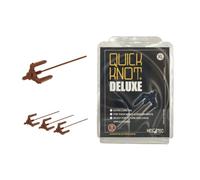 Quick Knot® Deluxe | Mane Clip for Braiding | Designed for Horses and Ponies | Reusable | 3 colors, 2 sizes (Brown, XL)